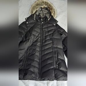 Eddie Bauer Women's Black Parka Jacket